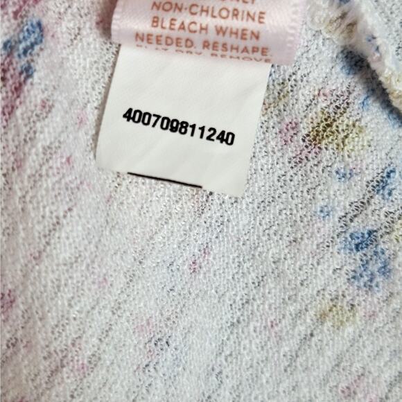 Womens Top Medium Boho Floral Cottagecore Crochet Dainty Feminine Bloomcore - Picture 6 of 7